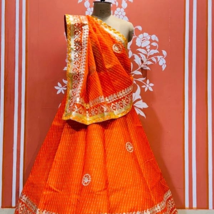 ORANGE NEW LAUNCH LEHNGA CHOLI