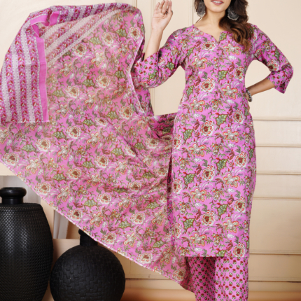 Gulabi Nazakat Cotton KURTA SETS