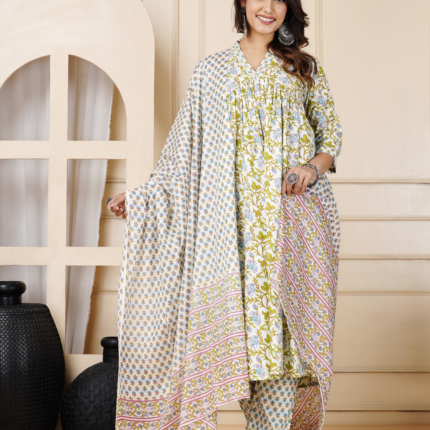 The Gulabi Bagh Suit Set