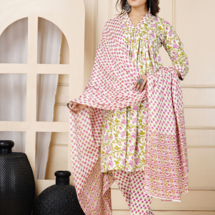 The Gulabi Bagh Suit Set